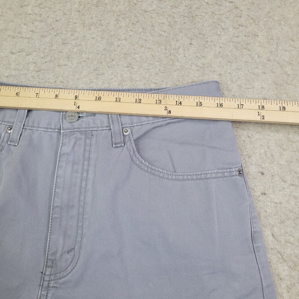 Vintage Levis 505 Jeans Gray Pants Mens 32x34 Batwing Y2K Straight Leg Reg Fit - Picture 7 of 11